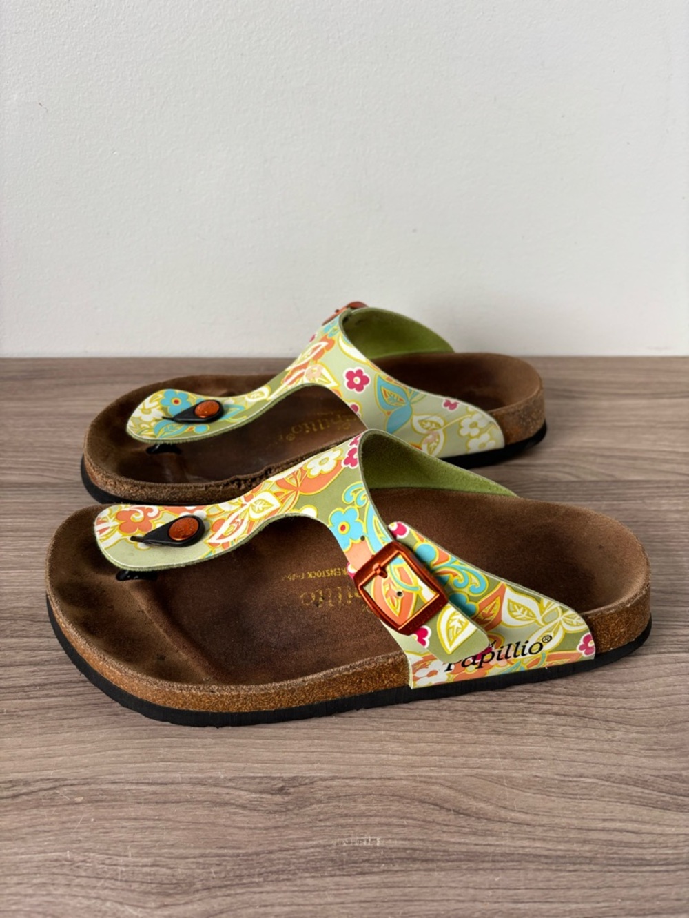 Birkenstock Papillio Print Floral Sz 39 / L8 USED * AUTHENTIC❤️